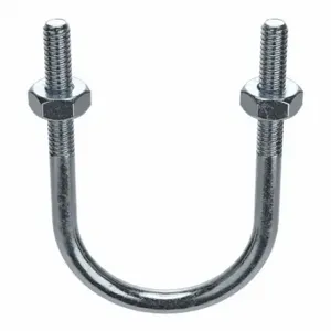 GRAINGER B17243.025.0100 Standard U-Bolt, Steel, Zinc Plated, 1/4 Inch-20 Thread Size, 1 1/2 Inch Inside Width/Dia | CQ7RTF 166U78