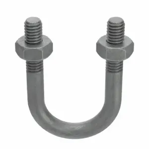 GRAINGER B17244.025.0077 Standard U-Bolt, Steel, Hot Dipped Galvanized, 1/4 Inch-20 Thread Size | CQ7RPY 166T91