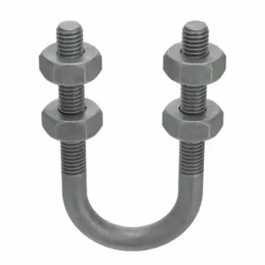 GRAINGER B17274.037.0050 Standard U-Bolt, Steel, Hot Dipped Galvanized, 3/8 Inch-16 Thread Size | CQ7RQD 166T72