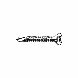 GRAINGER U31830.013.0062 Self Drilling Screw Flat #6-20 5/8 Inch, 100PK | AG2GLW 31JJ70