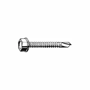 FABORY B31810.021.0125 Self Drilling Tapping Screw, 1-1/4 Inch Length, Hardened Steel, #12-14 Thread Size, 2000PK | CG7DUP 156F82