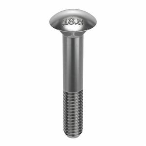 FABORY B51500.037.0125 Carriage Bolt, 3/8-16 Thread Size, 18-8 Grade, 3/8 Inch Drill Size, 500PK | CG7MAY 164X41
