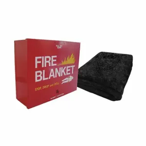 GRAINGER BCCOL Fire Blanket, Fire Blanket, 7 ft x 5.2 ft, Wool, BCCOL | CP9KQX 9DPA4