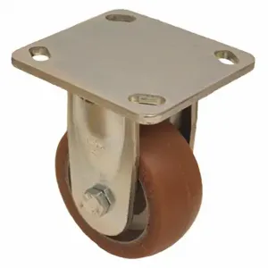 GRAINGER BHS-ALB 125K-14 Standard Plate Caster, 5 Inch Dia, 6 1/2 Inch Height, Rigid Caster | CQ6YFG 489C67