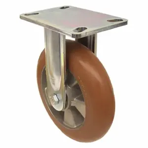 GRAINGER BHS-ALB 200K-16-CO Standard Plate Caster, 8 Inch Dia, 9 5/8 Inch Height | CQ6YJY 489C69