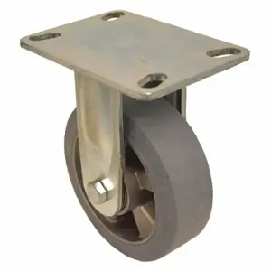 GRAINGER BHS-ALEV 150K-16-SG Standard Plate Caster, 6 Inch Dia, 7 3/4 Inch Height, Rigid Caster | CQ6YHA 489D31