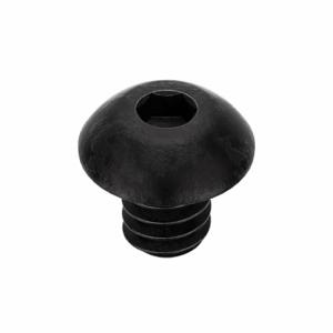 GRAINGER BHSD0100025CP-PK100 Socket Head Cap Screw, #10-24 Thread Size, 1/4 Inch Length, Button, Black Oxide, Steel | CQ4VAK 5YPP6