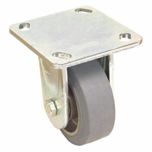 GRAINGER BKS-ALEV 125K-14-SG Standard Plate Caster, 5 Inch Dia, 6 1/8 Inch Height, Rigid Caster | CQ6YFV 487G21