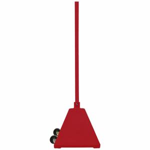 GRAINGER BPB-RD-96-RD W/ WHEELS Sign Base With Post, 8 ft 2 x 1 9/10 x 2 Inch Size, 22 Inch Sign Base Length, Portable | CQ3VPV 4HTJ2