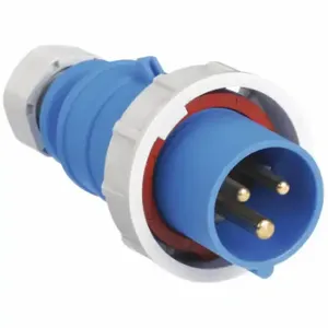 GRAINGER BRY320P6W Pin and Sleeve Plug, 20 A, 250VAC, IEC Grounding | CQ3QEL 49YX88