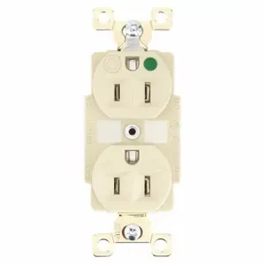 GRAINGER BRY8200I Receptacle, Duplex, 5-15R, 15 A, 125V AC, Ivory, 2 Poles, Screw Terminals | CQ2EWX 52HD41