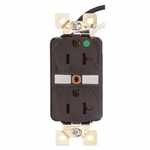 GRAINGER BRY8300TR Receptacle, Duplex, 5-20R, 20 A, 125V AC, Brown, 2 Poles, Screw Terminals | CQ2EXX 49YZ13