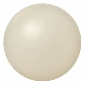 GRAINGER BULK-PB-PP-11 Plastic Ball Stock, 1/2 Inch Size Plastic Dia, ±0.002 Inch, White, Rockwell M85, Hard | CQ3QTA 497Y89