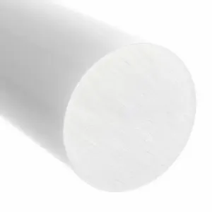 GRAINGER BULK-PR-AC-182 Plastic Rod, 5 Ft Plastic Length, White, Opaque, 9, 600 Psi Tensile Strength | CP6VFK 60TP63