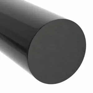 GRAINGER BULK-PR-ACB-106 Plastic Rod, 1 Ft Plastic Length, Black, Opaque, 9, 100 Psi Tensile Strength | CP6UTJ 60CX92