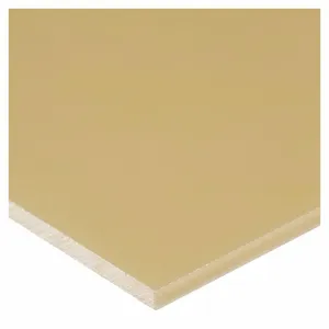 GRAINGER BULK-PS-ABS-180 Rectangle Stock, 0.5 Inch Plastic Thick, Beige, Opaque, 6200 Psi Tensile Strength | CP6QZF 497P88