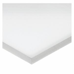 GRAINGER BULK-PS-AC-175 Rectangle Stock, 1.25 Inch Plastic Thick, White, Opaque, 9100 Psi Tensile Strength | CP6UFD 55UU69