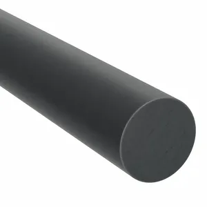 GRAINGER BULK-RR-P75-34 Polyurethane Rod, Standard, 3/8 Inch Dia, 24 Inch Length, 75D, Black, Opaque | CR3EVT 784X92