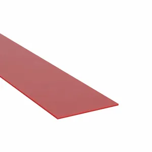 GRAINGER BULK-RS-S60-447 Silicone Strip, 6 Inch X 12 Inch, 0.09375 Inch Thickness, 60A, Plain Backing, Red, Smooth | CQ4RZV 56AZ57