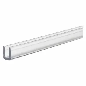 GRAINGER BULK-UC-PC-6 U Channel Stock, 1 ft Plastic Length, 0.49 Inch Outside Base Width | CQ3RAD 60DP50