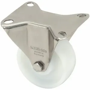 GRAINGER BX-PO 100XR Corrosion-Resistant Standard Plate Caster, 3 7/8 Inch Dia, Rigid | CQ6XXF 44YU62