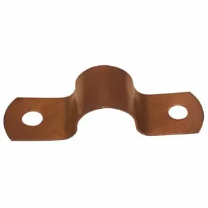 GRAINGER CC-38PS Pipe Strap, Copper-Plated Steel, 3/8 Inch Size Pipe, 1/2 Inch Size Copper Tube | CQ7EJL 54TU25