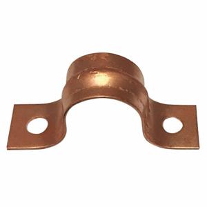 GRAINGER CC-50PS Pipe Strap, Copper-Plated Steel, 1/2 Inch Size Pipe, 5/8 Inch Size Copper Tube | CQ7EJK 54TU26