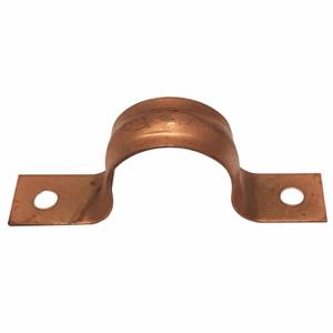 GRAINGER CC-75PS Pipe Strap, Copper-Plated Steel, 3/4 Inch Size Pipe, 7/8 Inch Size Copper Tube | CQ7EJV 54TU27