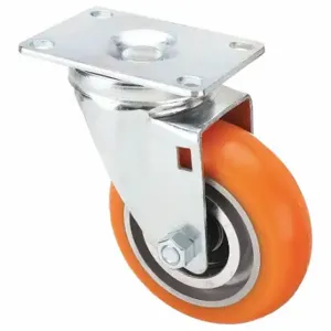 GRAINGER CDP-G-84 Standard Plate Caster, 4 Inch Dia, 5 1/8 Inch Height | CQ6YDM 45XC24