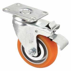 GRAINGER CDP-G-85 Standard Plate Caster, 4 Inch Dia, 5 1/8 Inch Height, Swivel | CQ6YDW 45XC25