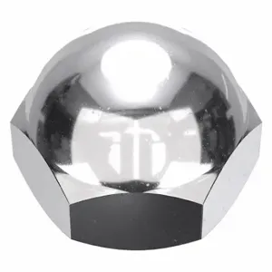 GRAINGER CPB075 Cap Nut, 5/16 Inch-18 Thread, Chrome Plated, Not Graded, Brass, 0.438 Inch Height | CP8JXP 6NU91