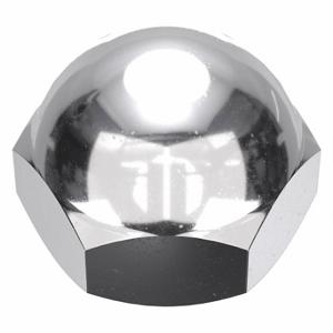GRAINGER CPB076 Cap Nut, 5/16 Inch-24 Thread, Chrome Plated, Not Graded, Brass, 0.438 Inch Height | CP8JXY 6NU92