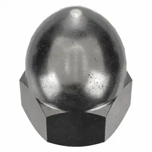 GRAINGER CPB104 Cap Nut, High Crown, #10-32 Thread, Plain, Not Graded, Steel, 0.516 Inch Height | CP8KAT 6XEG1