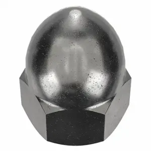 GRAINGER CPB114 Cap Nut, High Crown, 1/2 Inch-13 Thread, Black Oxide, Not Graded, Steel, 1.031 Inch Height | CP8KBG 6XEH1