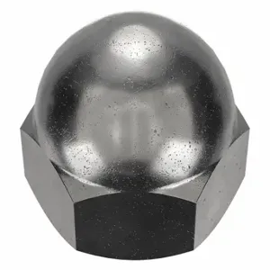 GRAINGER CPB155 Cap Nut, Low Crown, #10-24 Thread, Plain, Not Graded, Steel, 0.406 Inch Height | CP8KHP 6XEN2