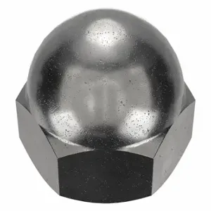 GRAINGER CPB156 Cap Nut, Low Crown, #10-32 Thread, Black Oxide, Not Graded, Steel, 0.406 Inch Height | CP8KDE 6XEN3