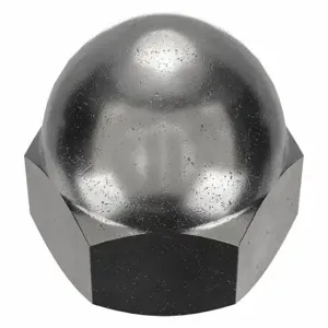 GRAINGER CPB157 Cap Nut, Low Crown, #12-24 Thread, Black Oxide, Not Graded, Steel, 0.406 Inch Height | CP8KDJ 6XEN4