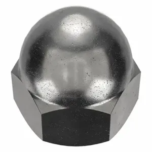 GRAINGER CPB158 Cap Nut, Low Crown, 1/4 Inch-20 Thread, Black Oxide, Not Graded, Steel, 0.469 Inch Height | CP8KEN 6XEN5