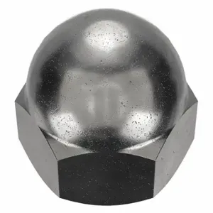 GRAINGER CPB160 Cap Nut, Low Crown, 5/16 Inch-18 Thread, Black Oxide, Not Graded, Steel, 0.531 Inch Height | CP8KFK 6XEN7