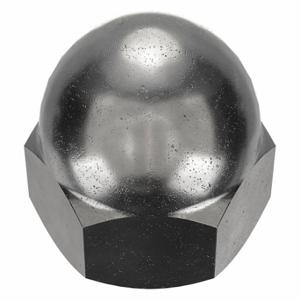 GRAINGER CPB164 Cap Nut, Low Crown, 7/16 Inch-14 Thread, Black Oxide, Not Graded, Steel, 0.688 Inch Height | CP8KFZ 6XEP1