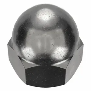 GRAINGER CPB164 Cap Nut, Low Crown, 7/16 Inch-14 Thread, Black Oxide, Not Graded, Steel, 0.688 Inch Height | CP8KFZ 6XEP1