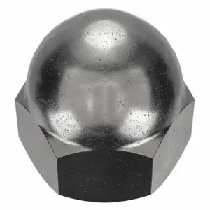 GRAINGER CPB170 Cap Nut, Low Crown, 5/8 Inch-11 Thread, Black Oxide, Not Graded, Steel, 1 Inch Height | CP8KFV 6XEP7