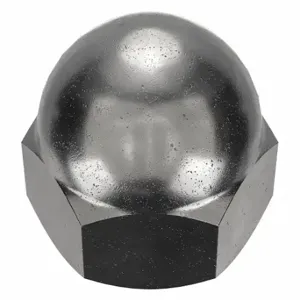 GRAINGER CPB171 Cap Nut, Low Crown, 5/8 Inch-18 Thread, Black Oxide, Not Graded, Steel, 1 Inch Height | CR3CGW 6XEP8