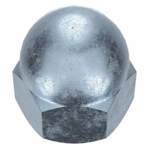 GRAINGER CPB179 Hutmutter, niedrige Krone, #6-32 Gewinde, verzinkt, nicht abgestuft, Stahl, 0.344 Zoll Höhe | CP8KDU 6XER6
