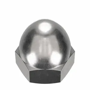 GRAINGER CPB275 Cap Nut, #12-24 Thread, PlainL, 0.406 Inch Height, 3/8 Inch Hex Width | CP8JUH 38C933