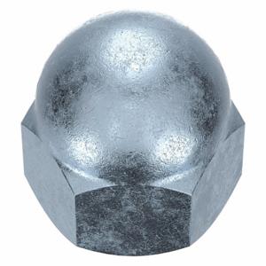 GRAINGER CPB281 Cap Nut, #12-24 Thread, Zinc Plated, Not Graded, 0.406 Inch Height, 3/8 Inch Hex Width | CP8JUJ 38D035