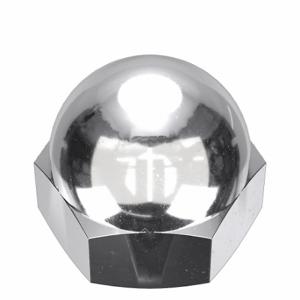 GRAINGER CPB284 Cap Nut, #12-24 Thread, Chrome Plated, Not Graded, Brass, 0.344 Inch Height | CP8JUD 38D037