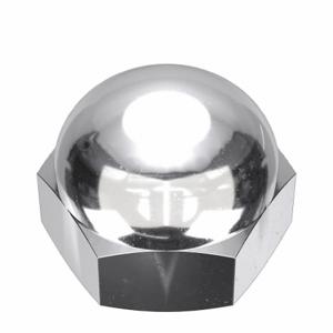 GRAINGER CPB288 Cap Nut, 5/8 Inch-18 Thread, Chrome Plated, Not Graded, Brass, 0.75 Inch Height | CP8JYN 38D041