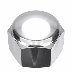 GRAINGER CPB290 Cap Nut, 3/4 Inch-16 Thread, Chrome Plated, Not Graded, Brass, 0.875 Inch Height | CP8JWY 38D043