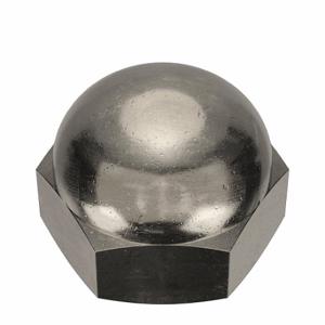 GRAINGER CPB298 Cap Nut, 5/8 Inch-18 Thread, Nickel Plated, Not Graded, Brass, 0.75 Inch Height | CP8JYQ 38D051